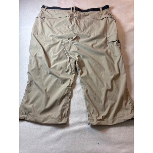 L.L. Beans  Cargo Capri Mens Convertible Cargo Short Beige Size 1x plus - Picture 11 of 15